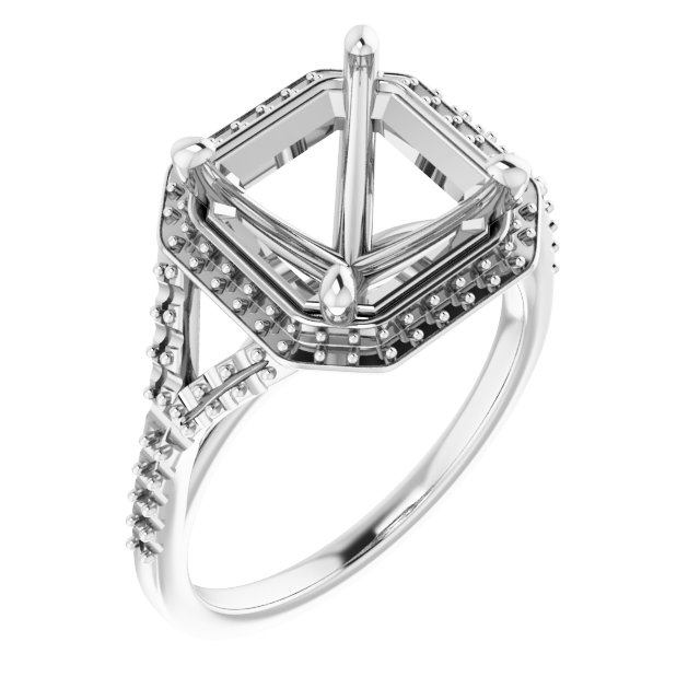 Halo-Style Engagement Ring