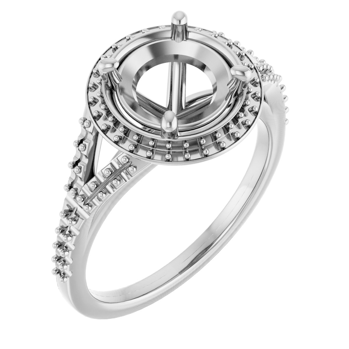 Halo-Style Engagement Ring