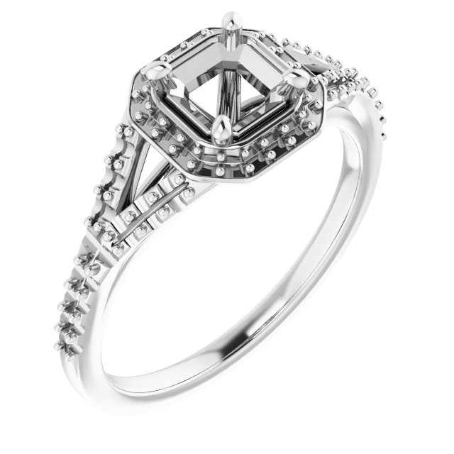Halo-Style Engagement Ring