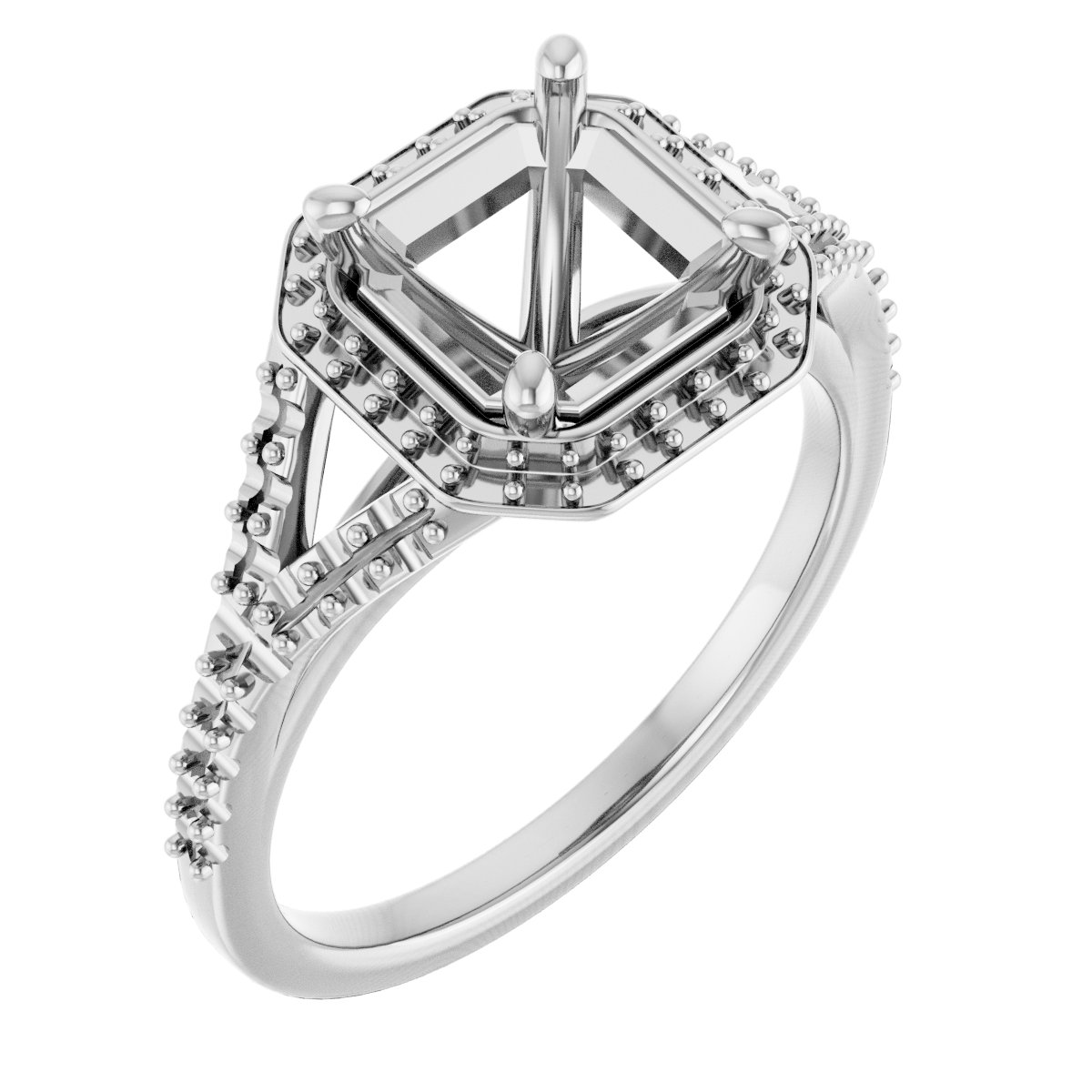 Halo-Style Engagement Ring