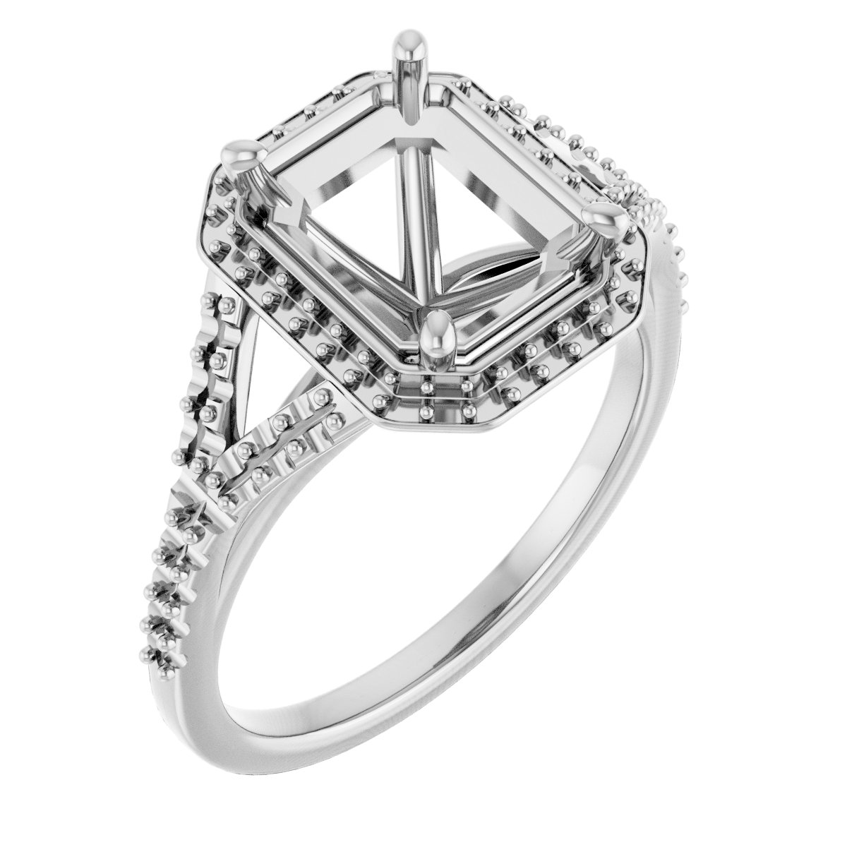 Halo-Style Engagement Ring