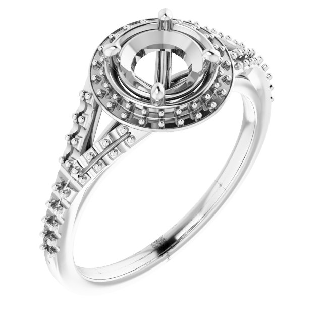 Halo-Style Engagement Ring