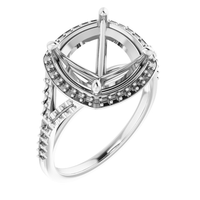 Halo-Style Engagement Ring