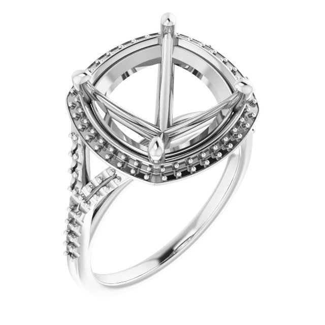 Halo-Style Engagement Ring