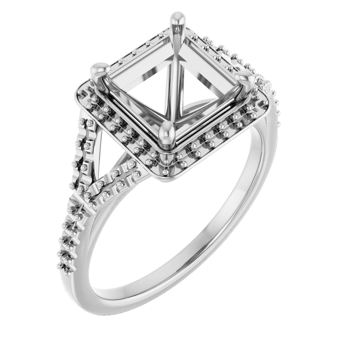 Halo-Style Engagement Ring