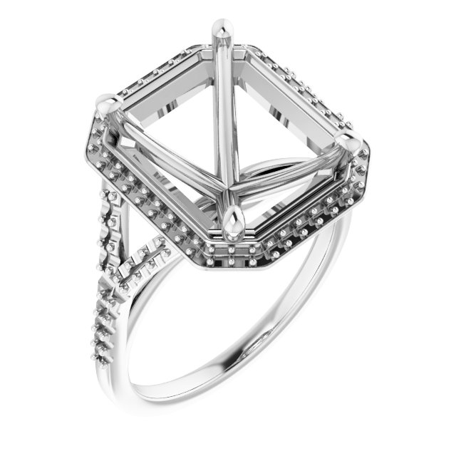 Halo-Style Engagement Ring