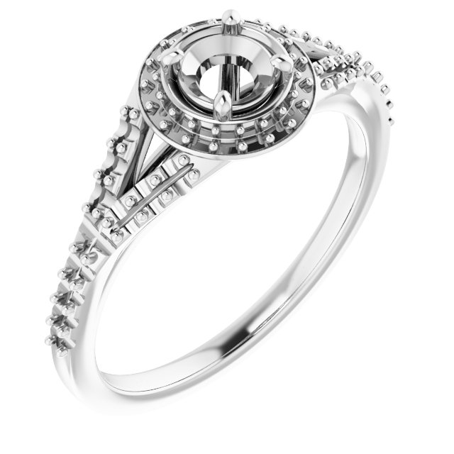 Halo-Style Engagement Ring