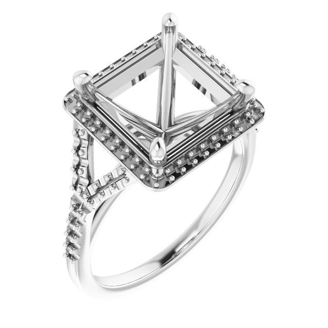 Halo-Style Engagement Ring