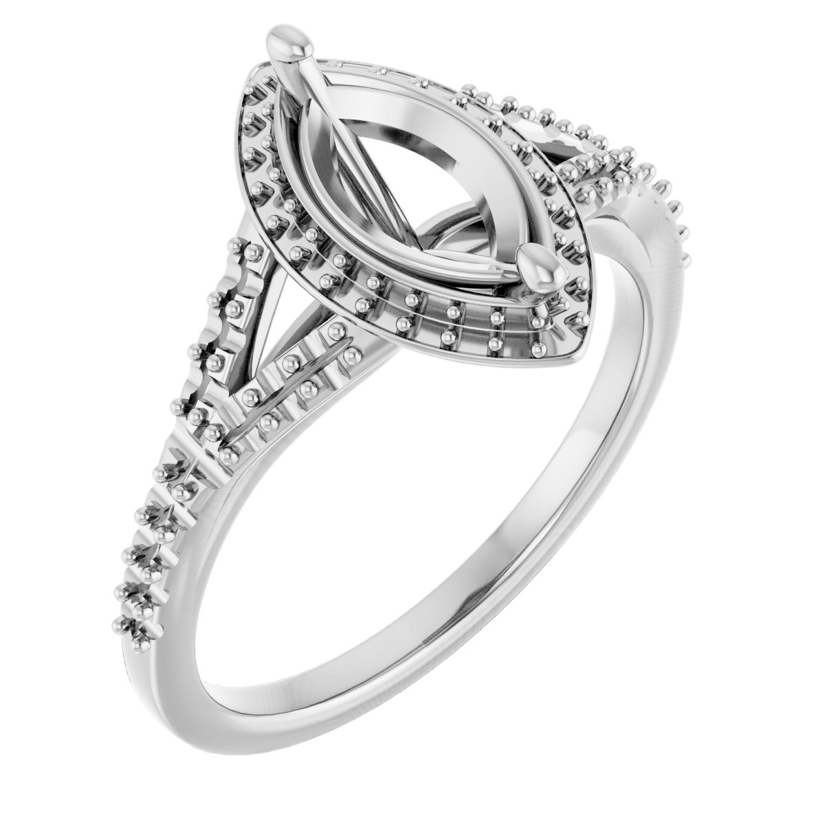 Halo-Style Engagement Ring