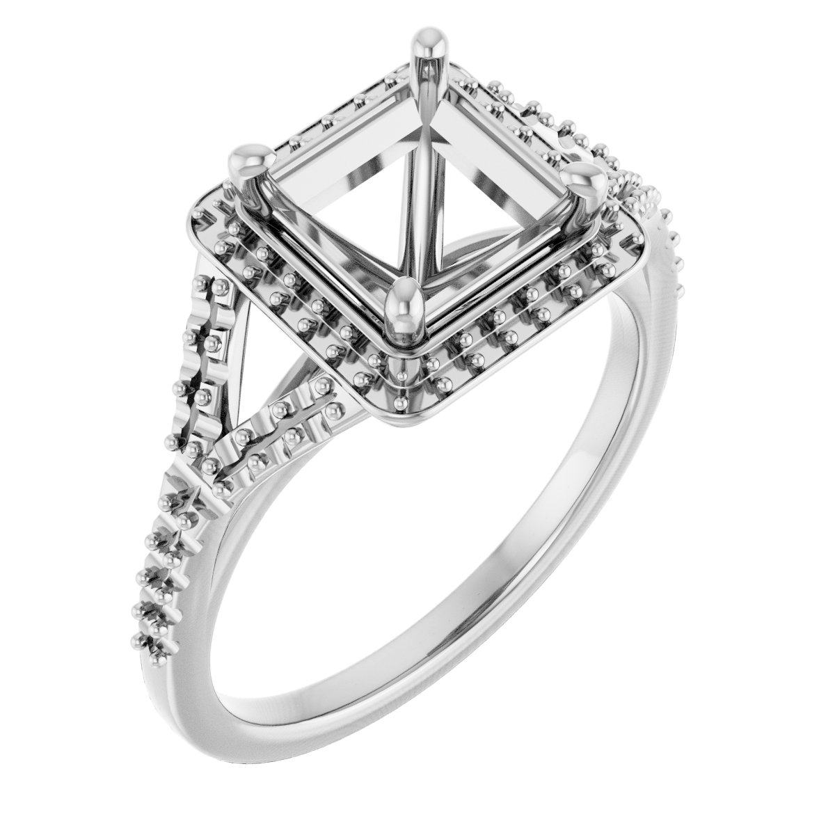 Halo-Style Engagement Ring
