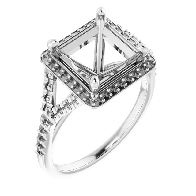 Halo-Style Engagement Ring