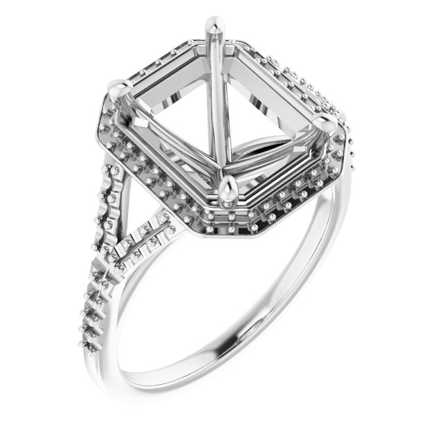 Halo-Style Engagement Ring