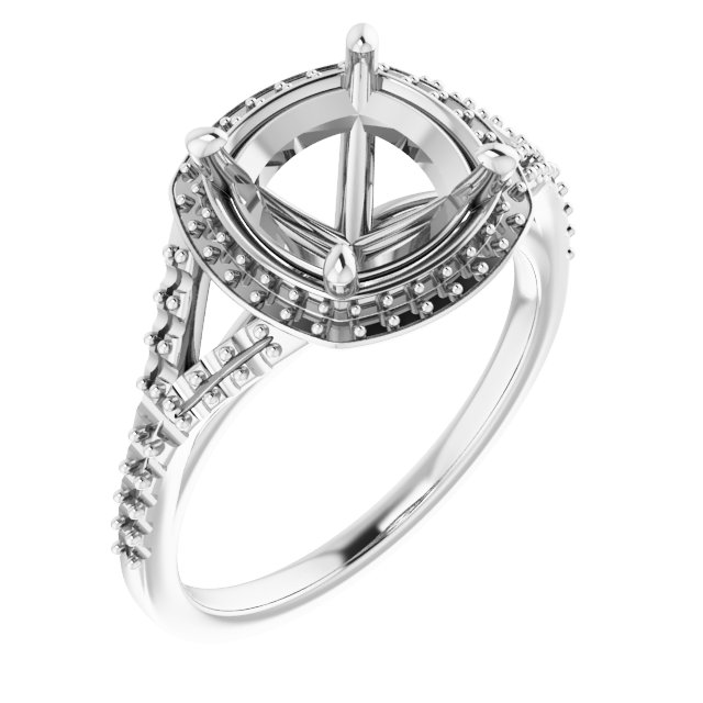 Halo-Style Engagement Ring