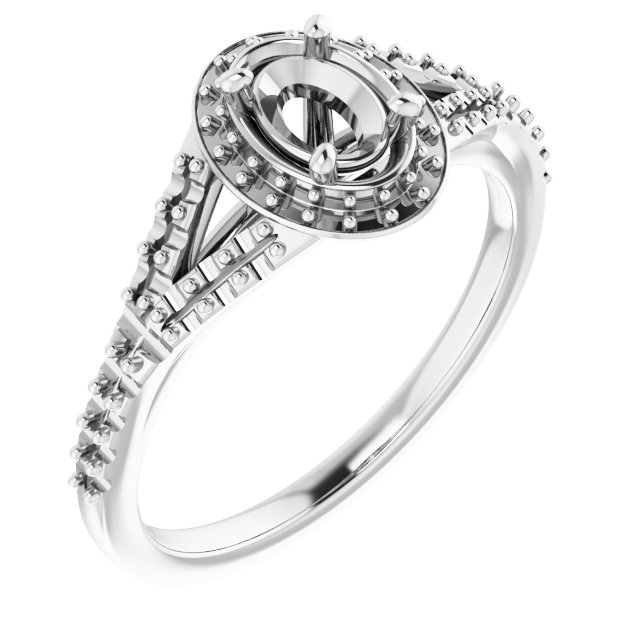Halo-Style Engagement Ring