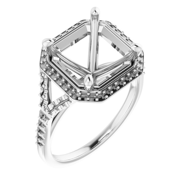 Halo-Style Engagement Ring