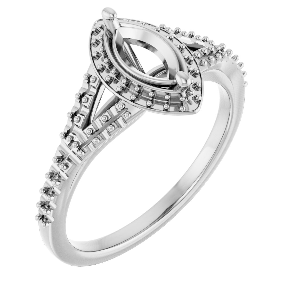 Halo-Style Engagement Ring
