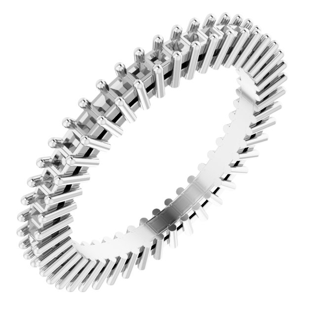 Shared-Prong Eternity Band