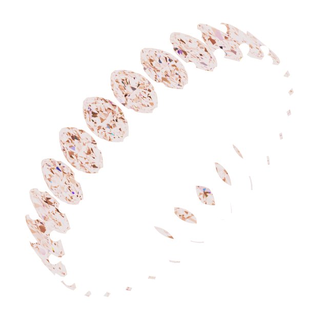 Shared-Prong Eternity Band