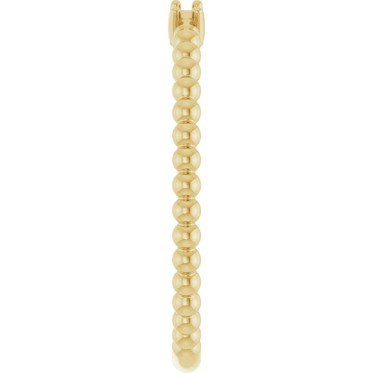 14K Yellow 1/10 CTW Natural Diamond Beaded Ring