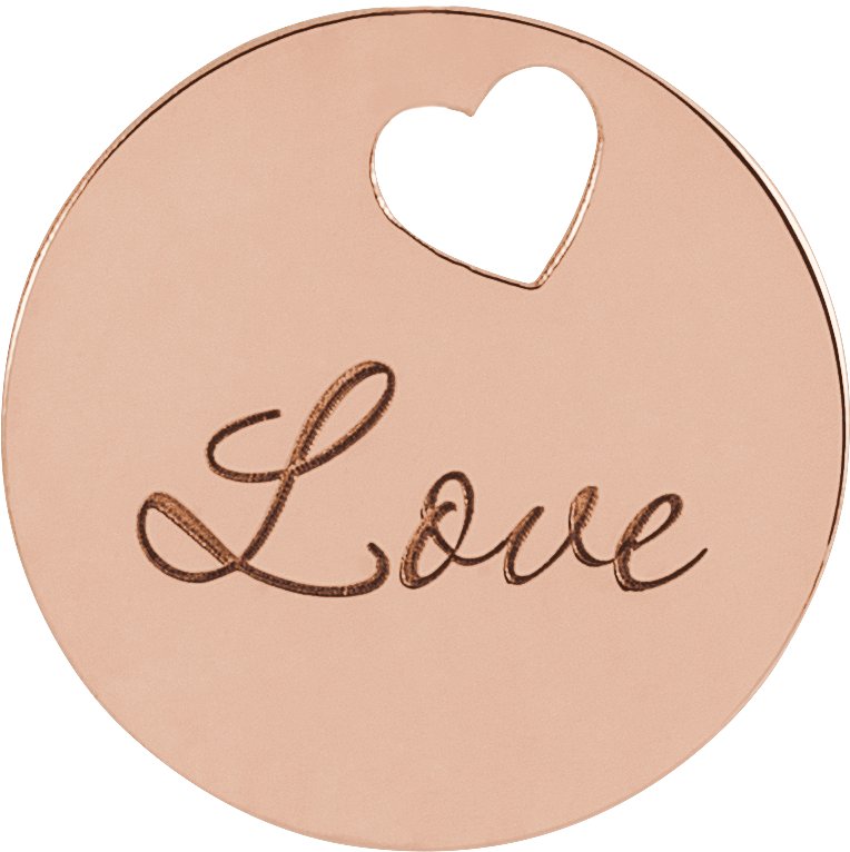 Engravable Heart or Star Dangle