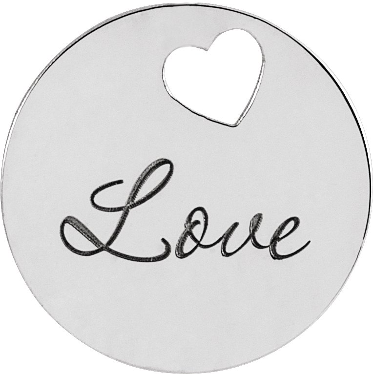 Engravable Heart or Star Dangle