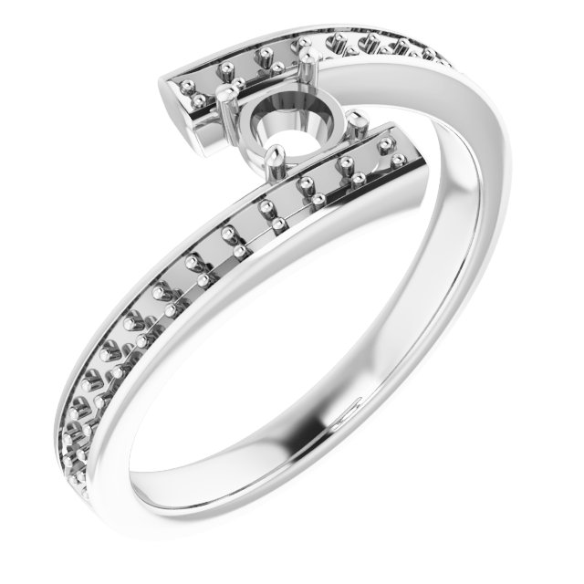 Accented Bypass Ring
