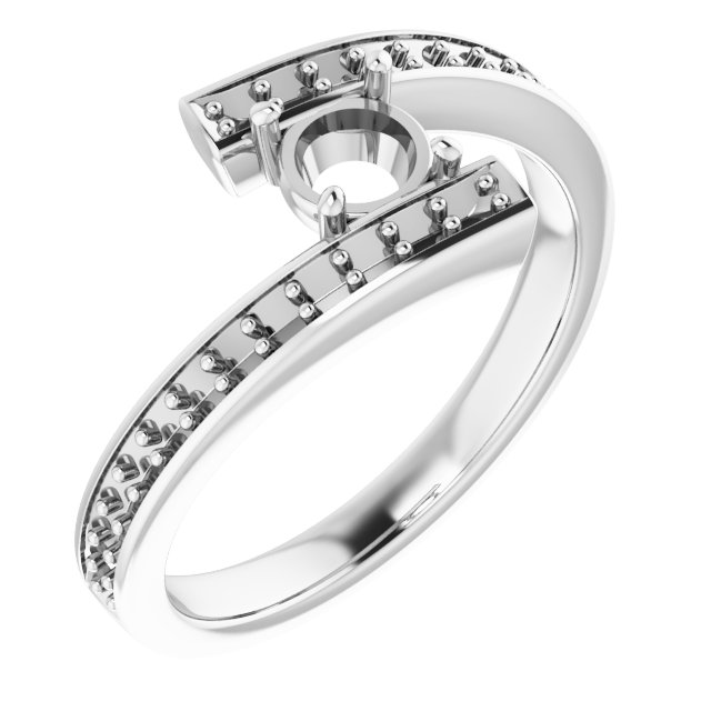 Accented Bypass Ring