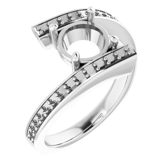 Accented Bypass Ring