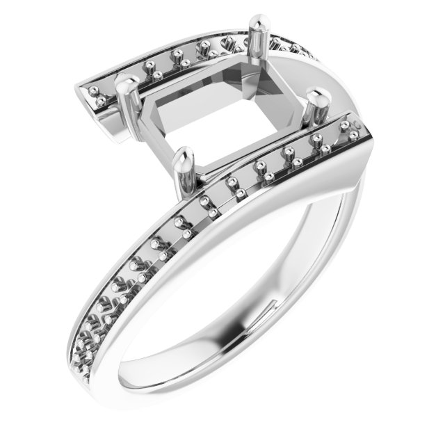 Accented Bypass Ring