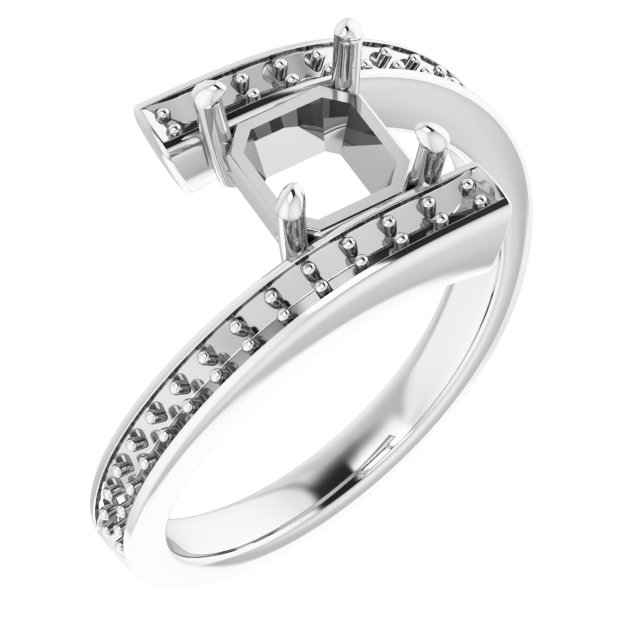Accented Bypass Ring