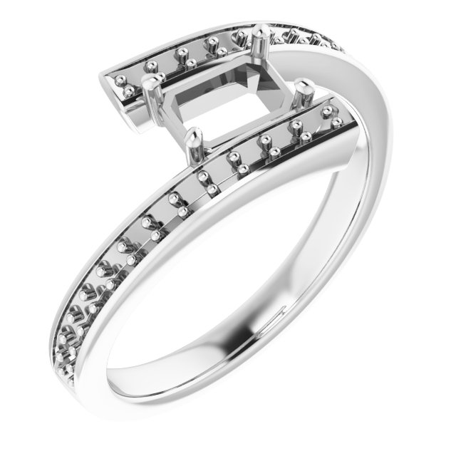 Accented Bypass Ring
