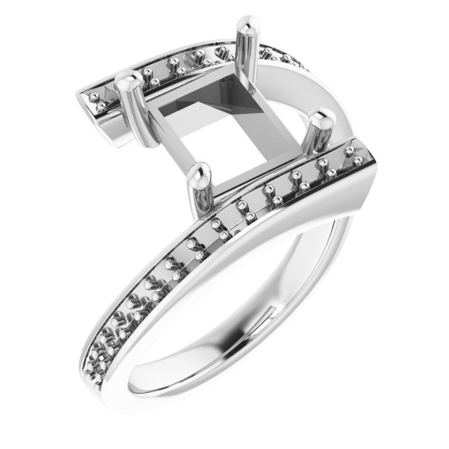 Accented Bypass Ring