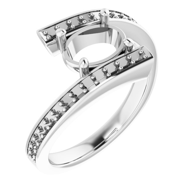 Accented Bypass Ring
