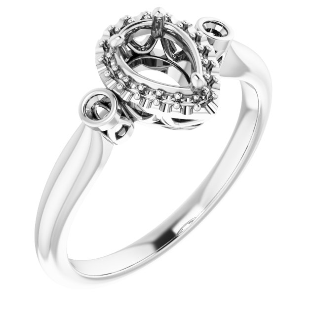 14k White Gold