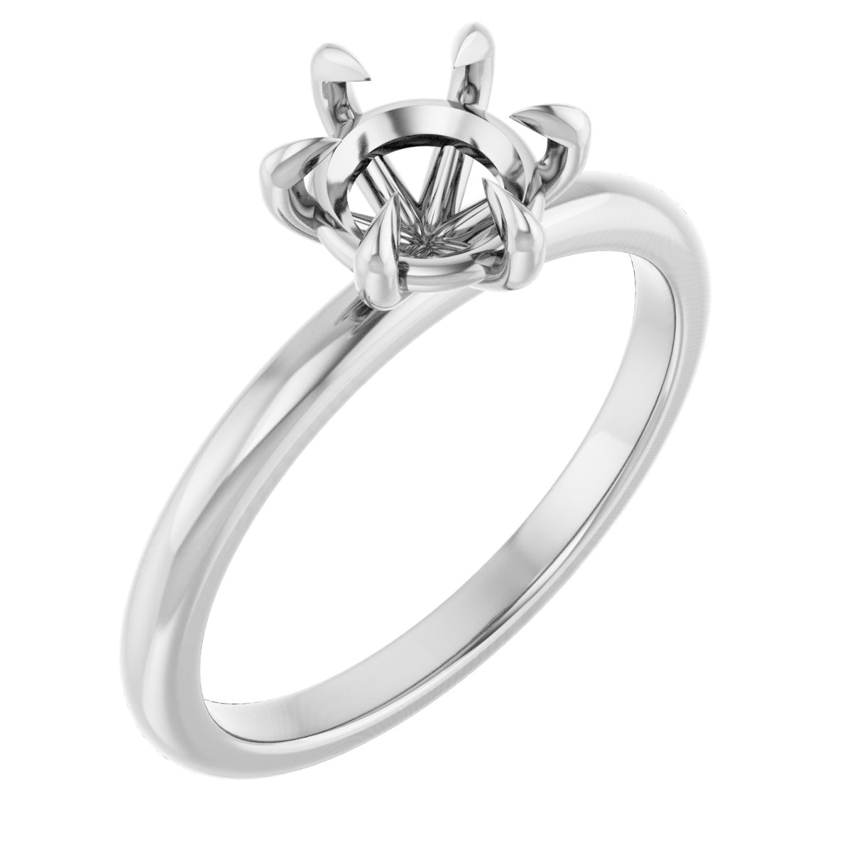 Claw-Prong Engagement Ring