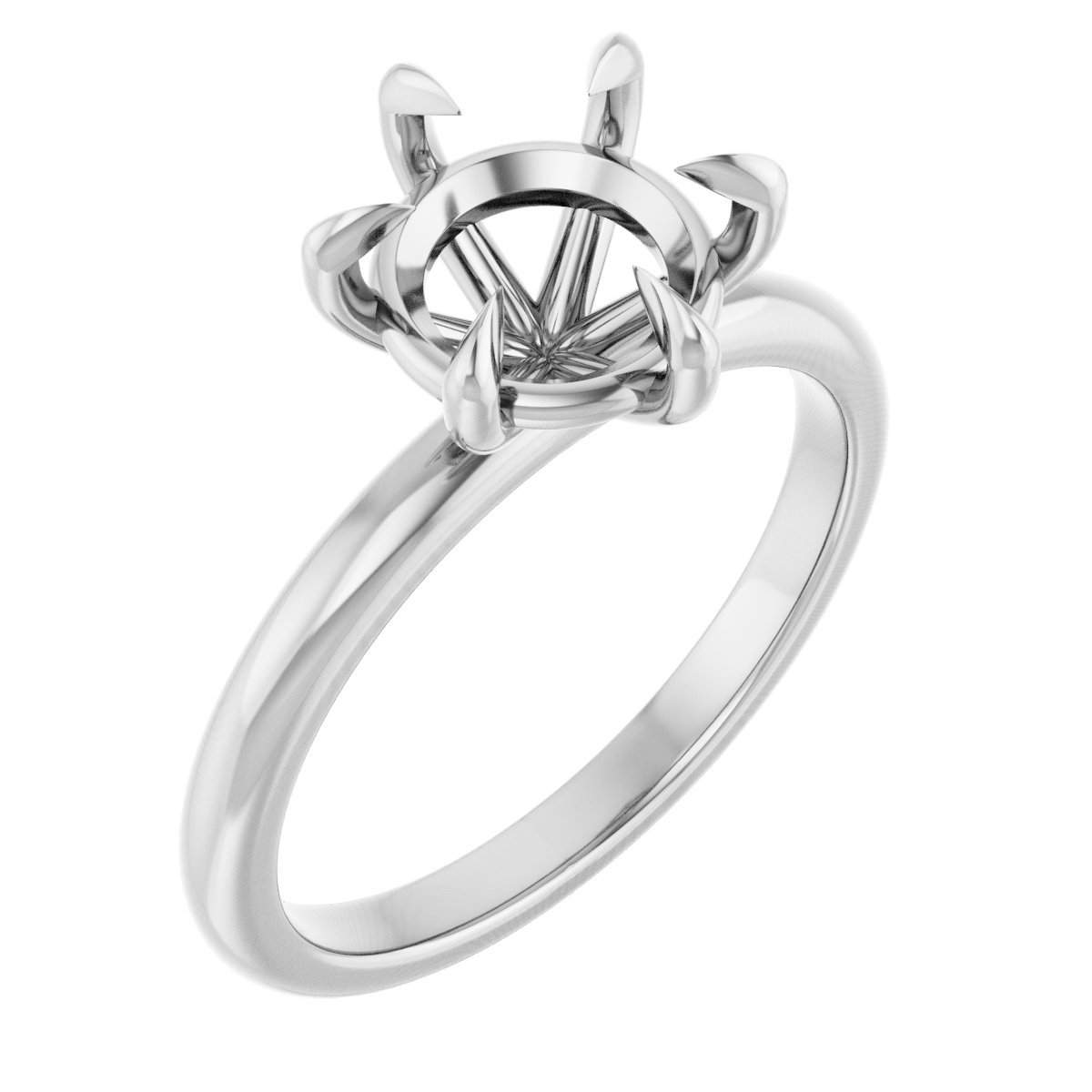 Claw-Prong Engagement Ring