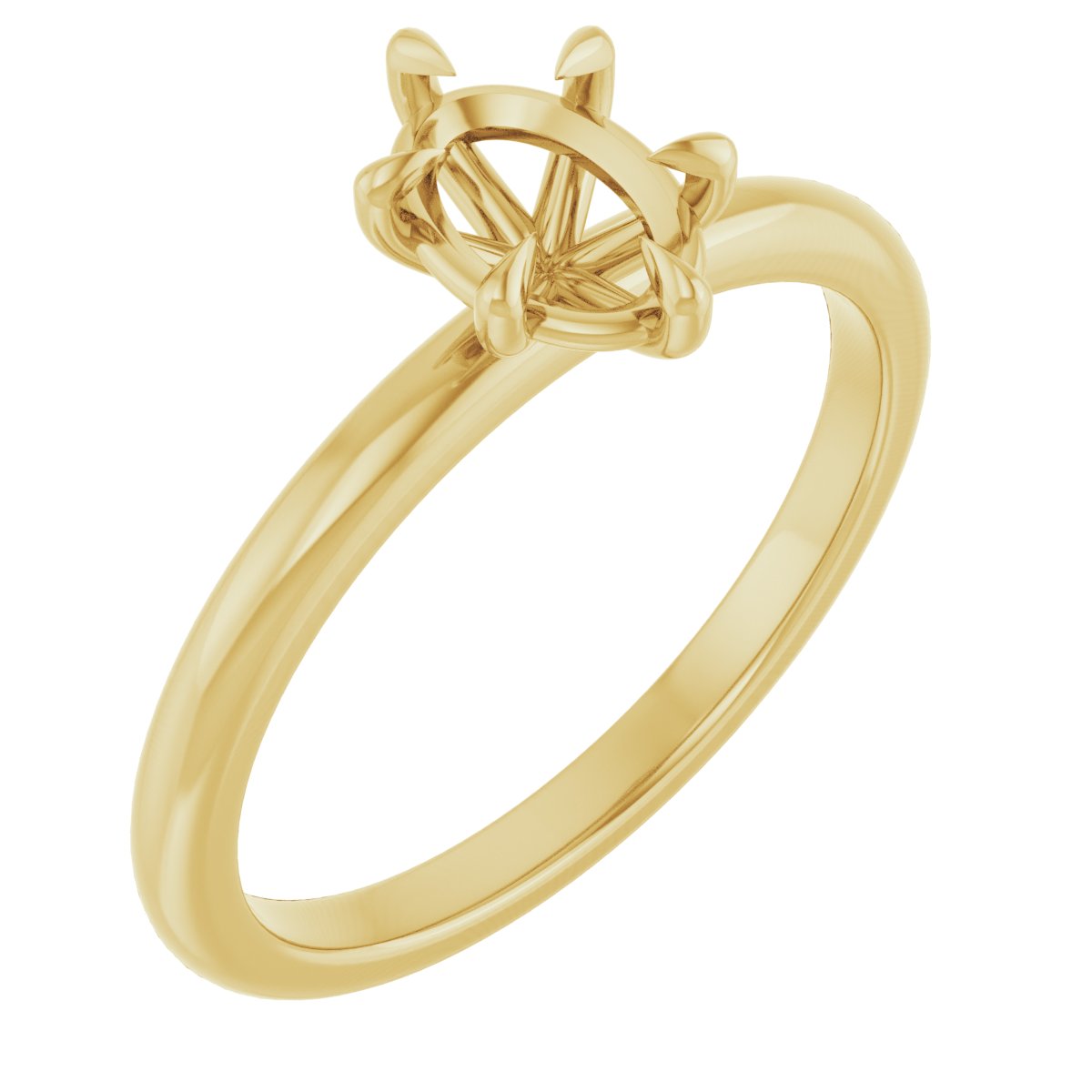 Claw-Prong Engagement Ring