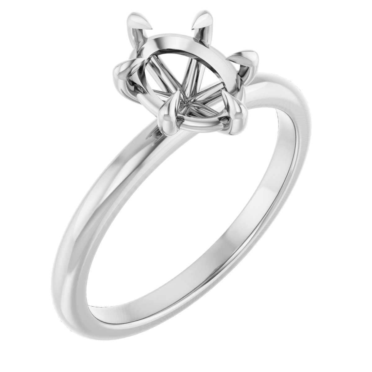 Claw-Prong Engagement Ring