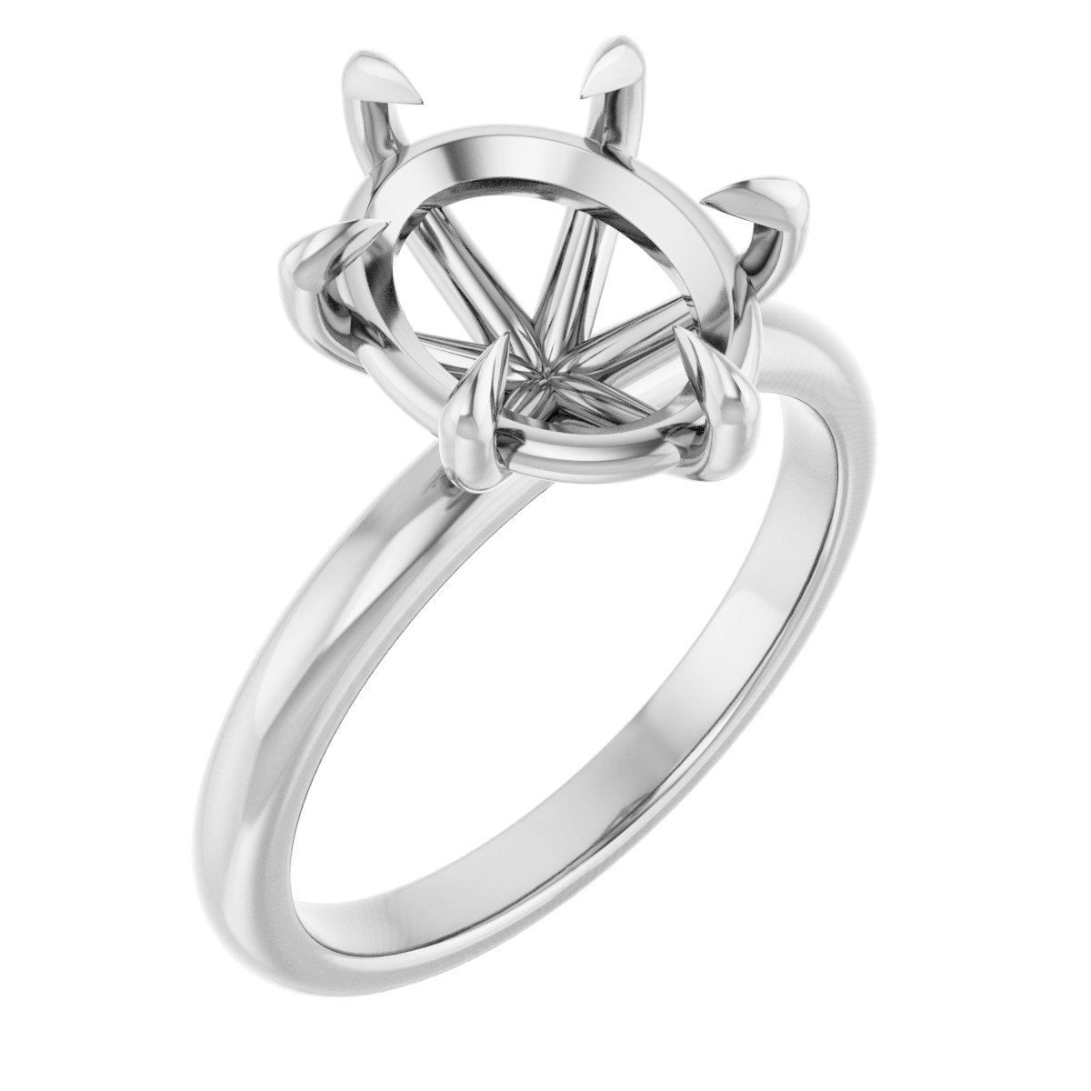 Claw-Prong Engagement Ring
