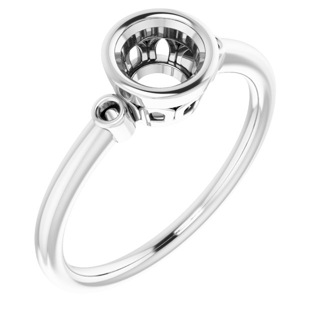 Bezel-Set Accented Ring