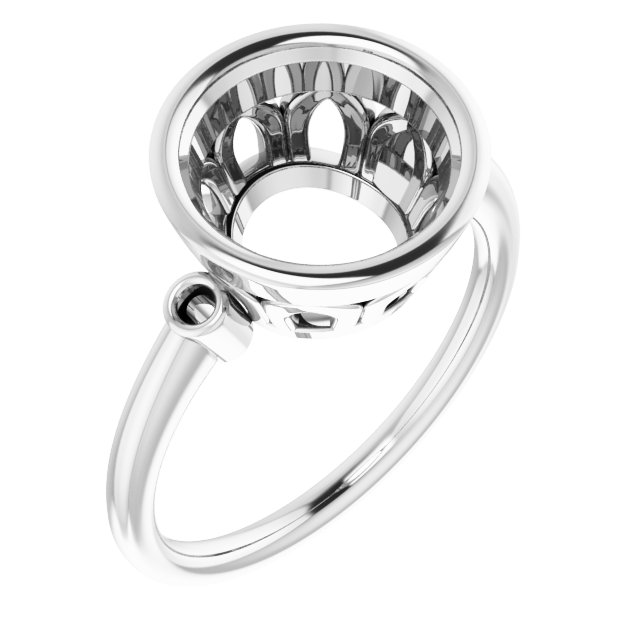Bezel-Set Accented Ring