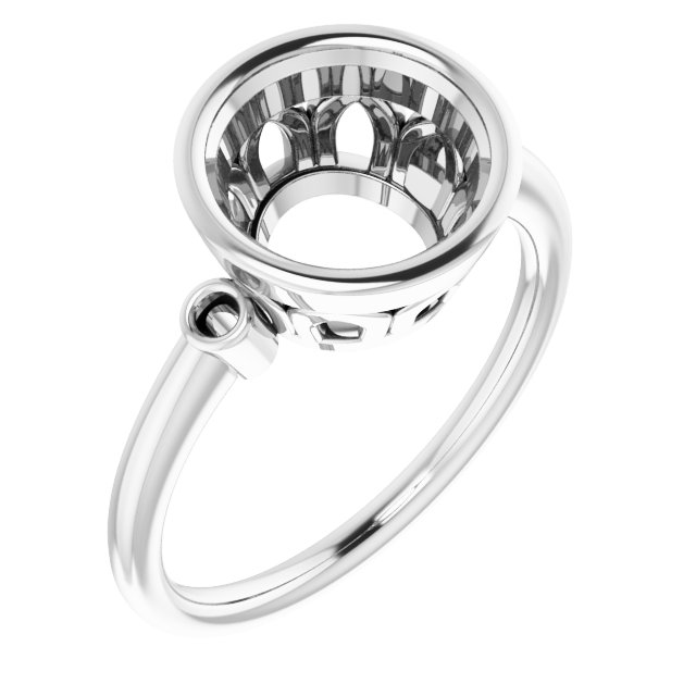 Bezel-Set Accented Ring