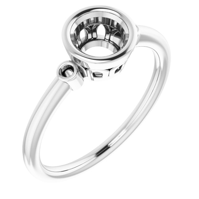 Bezel-Set Accented Ring