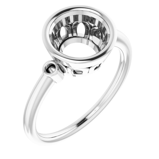 Bezel-Set Accented Ring