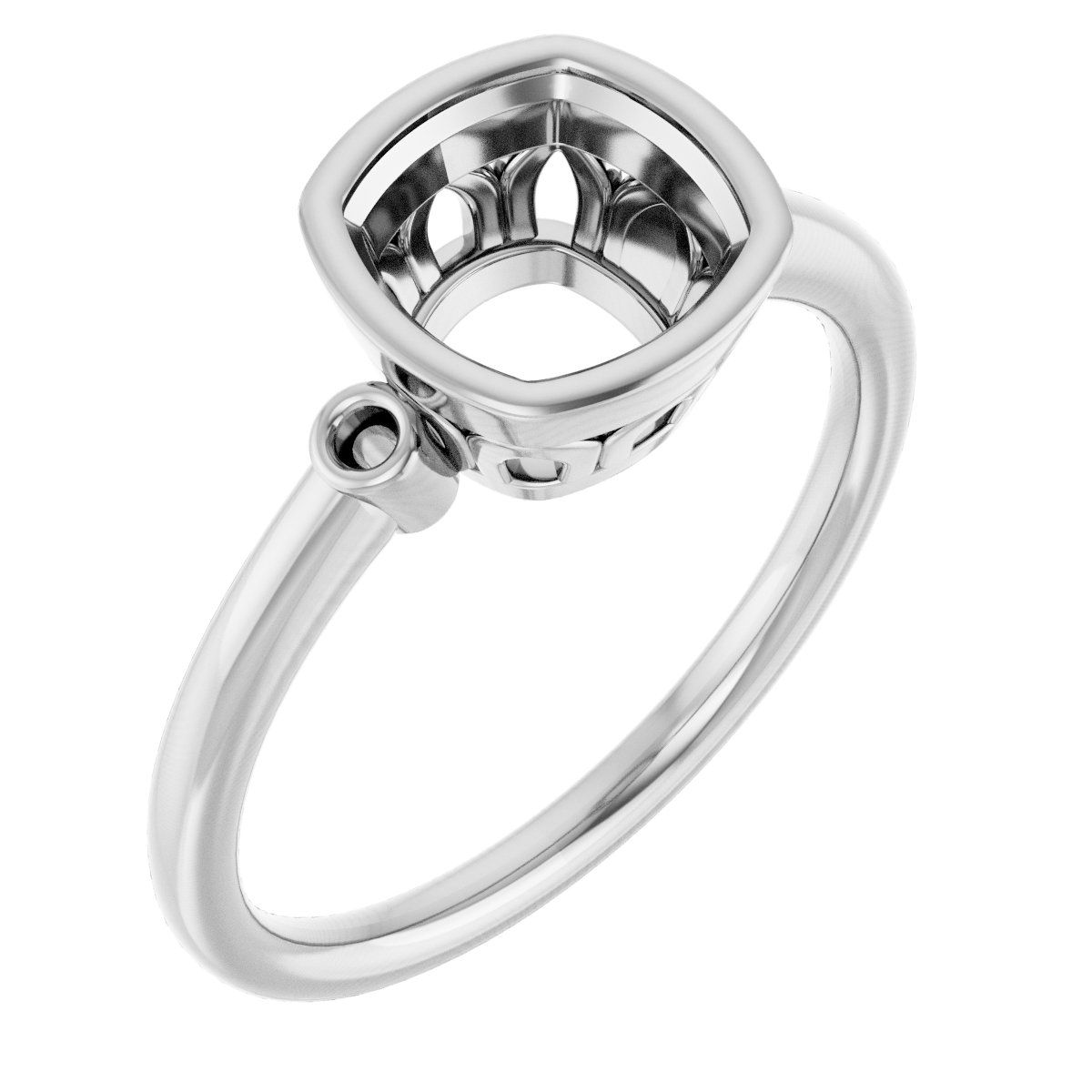 Bezel-Set Accented Ring