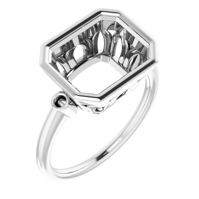 Bezel-Set Accented Ring