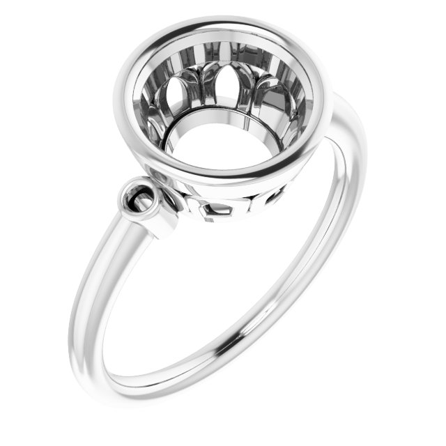 Bezel-Set Accented Ring