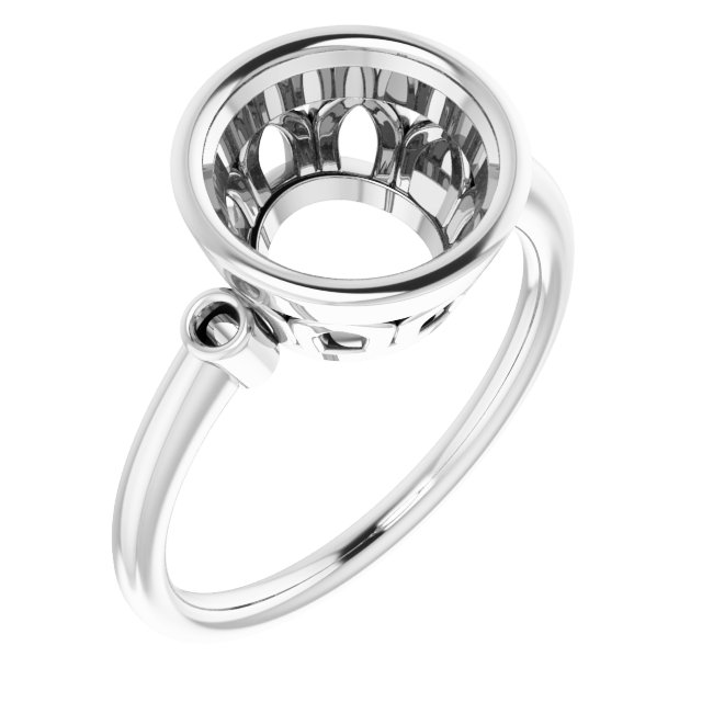 Bezel-Set Accented Ring