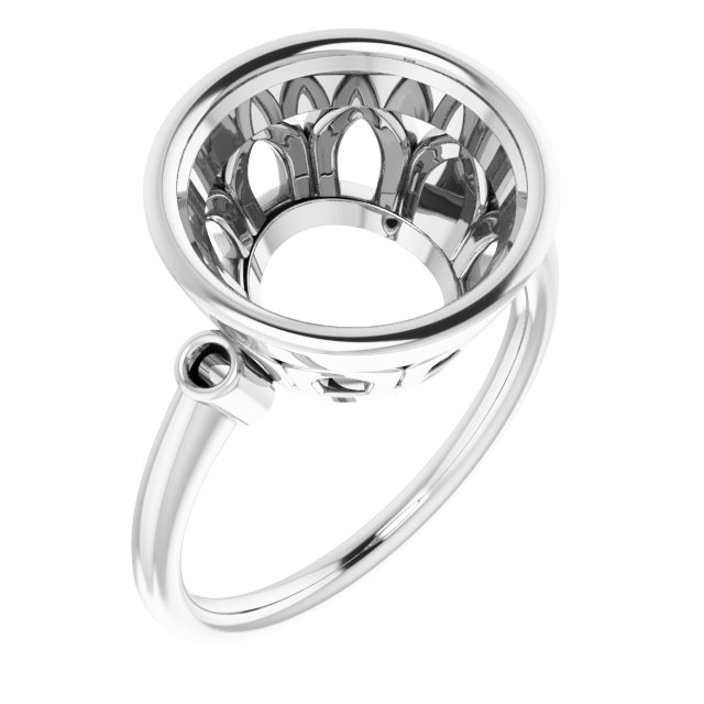 Bezel-Set Accented Ring