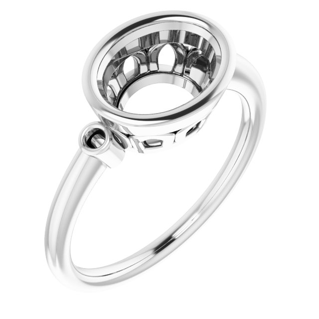 Bezel-Set Accented Ring